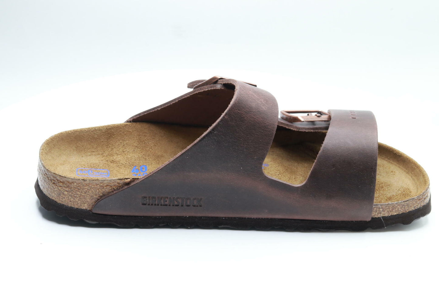 Birkenstock Arizona BS SFB Sandals, Habana Brown, EU 40 Sz 9 Narrow FIt