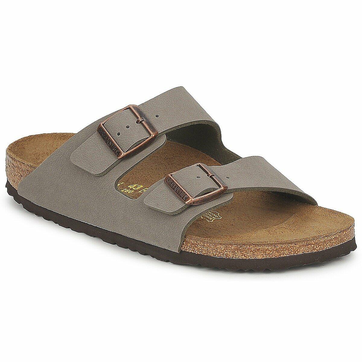 Birkenstock 151213 Arizona stone, Birkibuc Men Stone EU 45