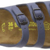 Birkenstock Women's Florida Soft Footbed Birko-Flor Blue Sandals - L6 M4 37,0