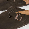 Birkenstock Boston Clog,Mocha Suede,46 N EU