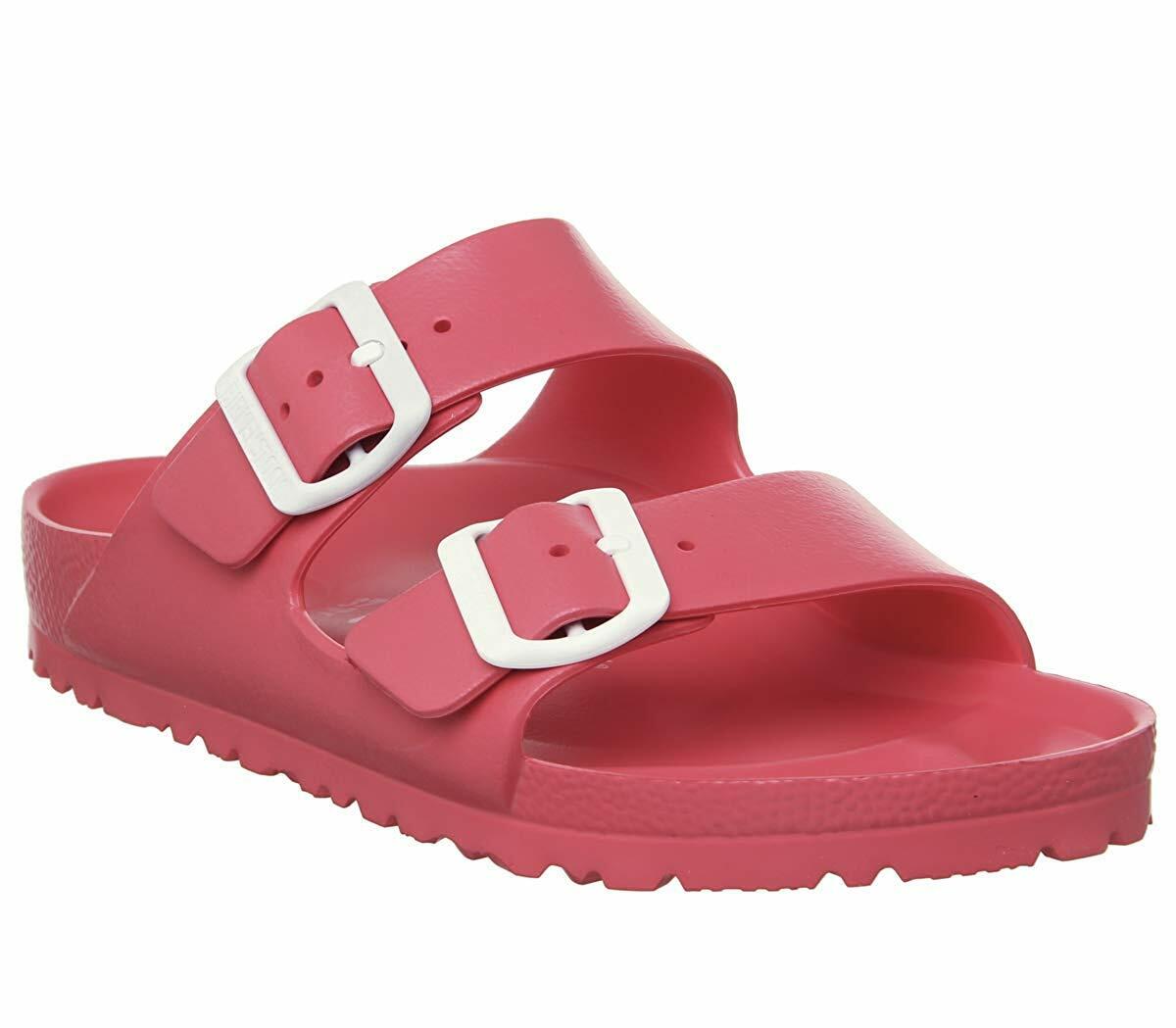 Birkenstock Women's Arizona EVA Narrow Fit Sandal Coral-Coral-7.5