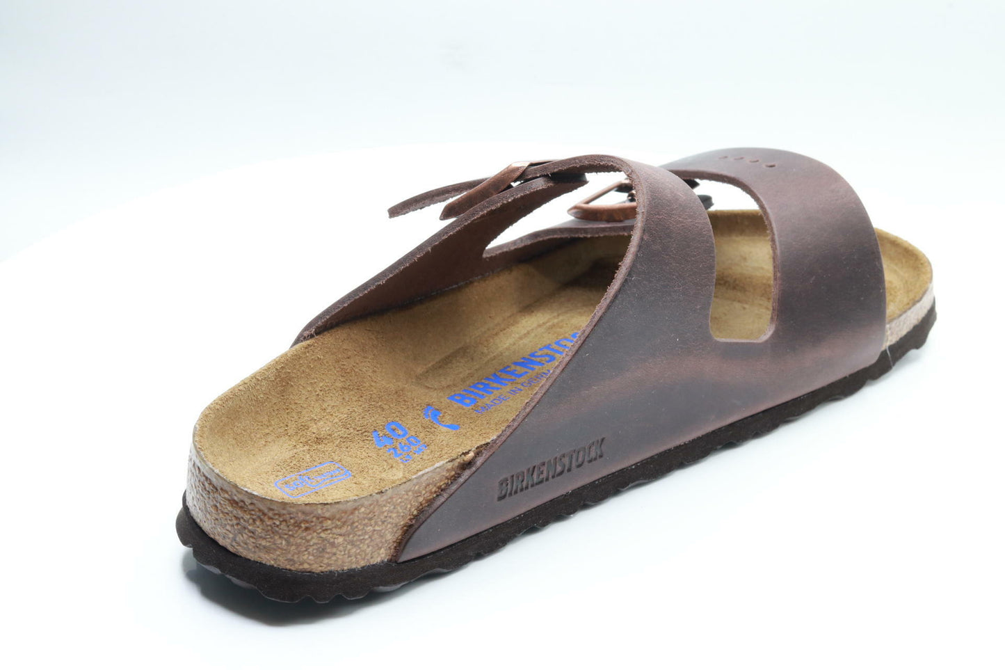 Birkenstock Arizona BS SFB Sandals, Habana Brown, EU 40 Sz 9 Narrow FIt