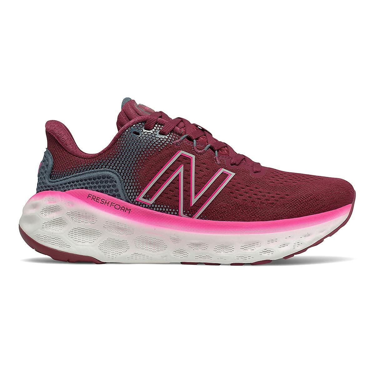New Balance Fresh Foam More v3 Garnet/Pink Glo 8 D - Wide