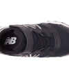 New Balance Kids Fresh Foam 650 V1 Bungee Lace with Top Strap Running Shoe, Black/Metallic Silver/White, 8 M Toddler (1-4 Years)