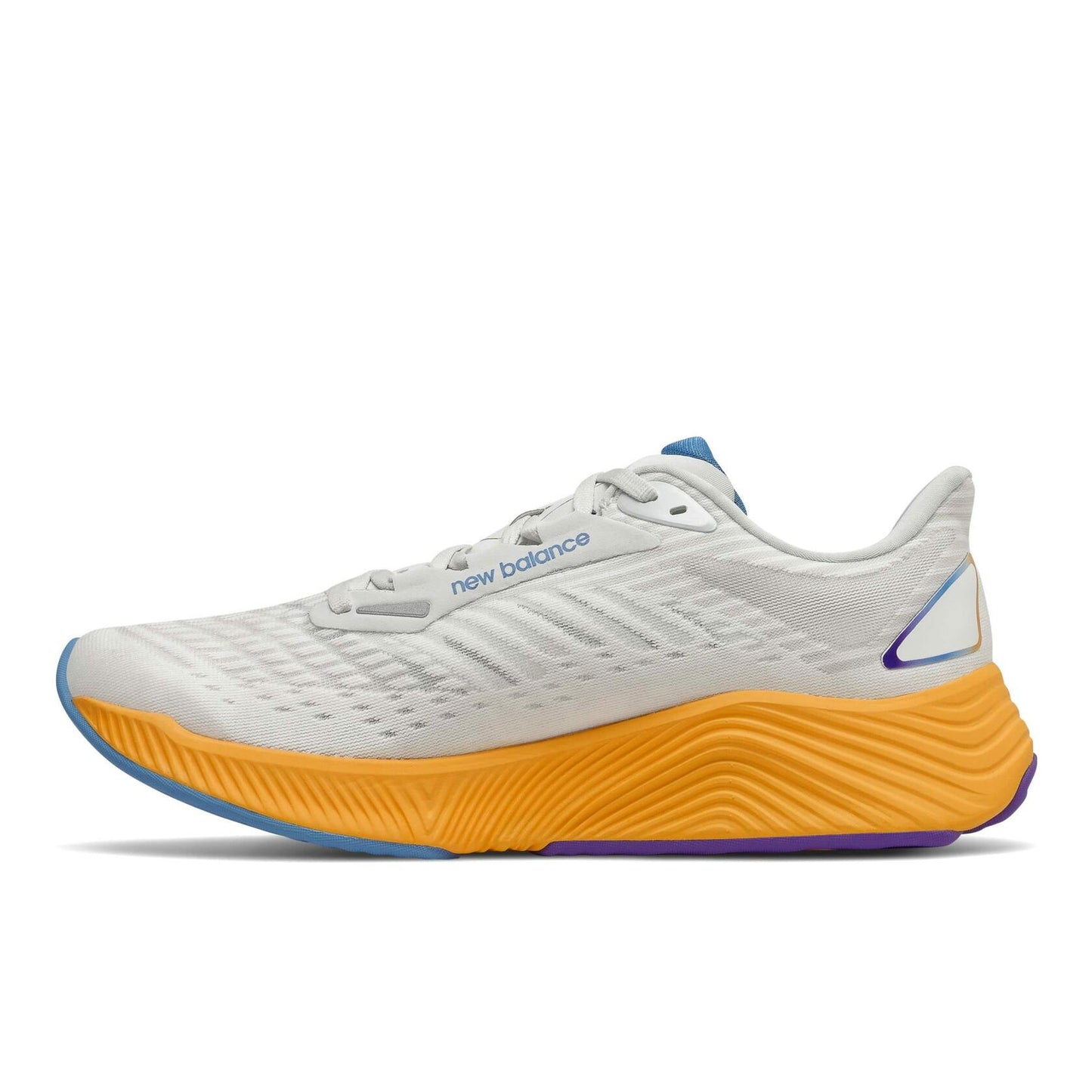 New Balance Men's FuelCell PrismV2 Running Shoe, White/Impulse, 13 Wide