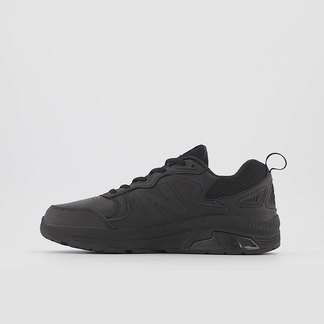 New Balance Women's 857 V3 Casual Comfort Cross Trainer, Black/Black, 9 Wide US
