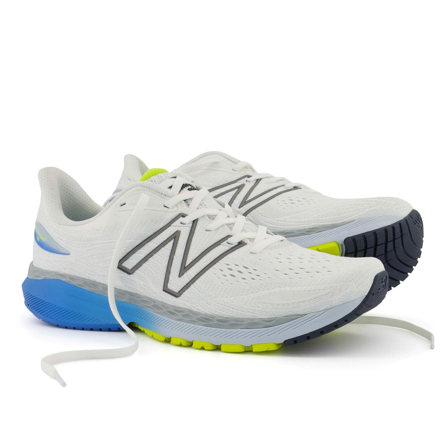 New Balance Men's Fresh Foam X 860 V12 Running Shoe, White/Helium, 12.5 XW