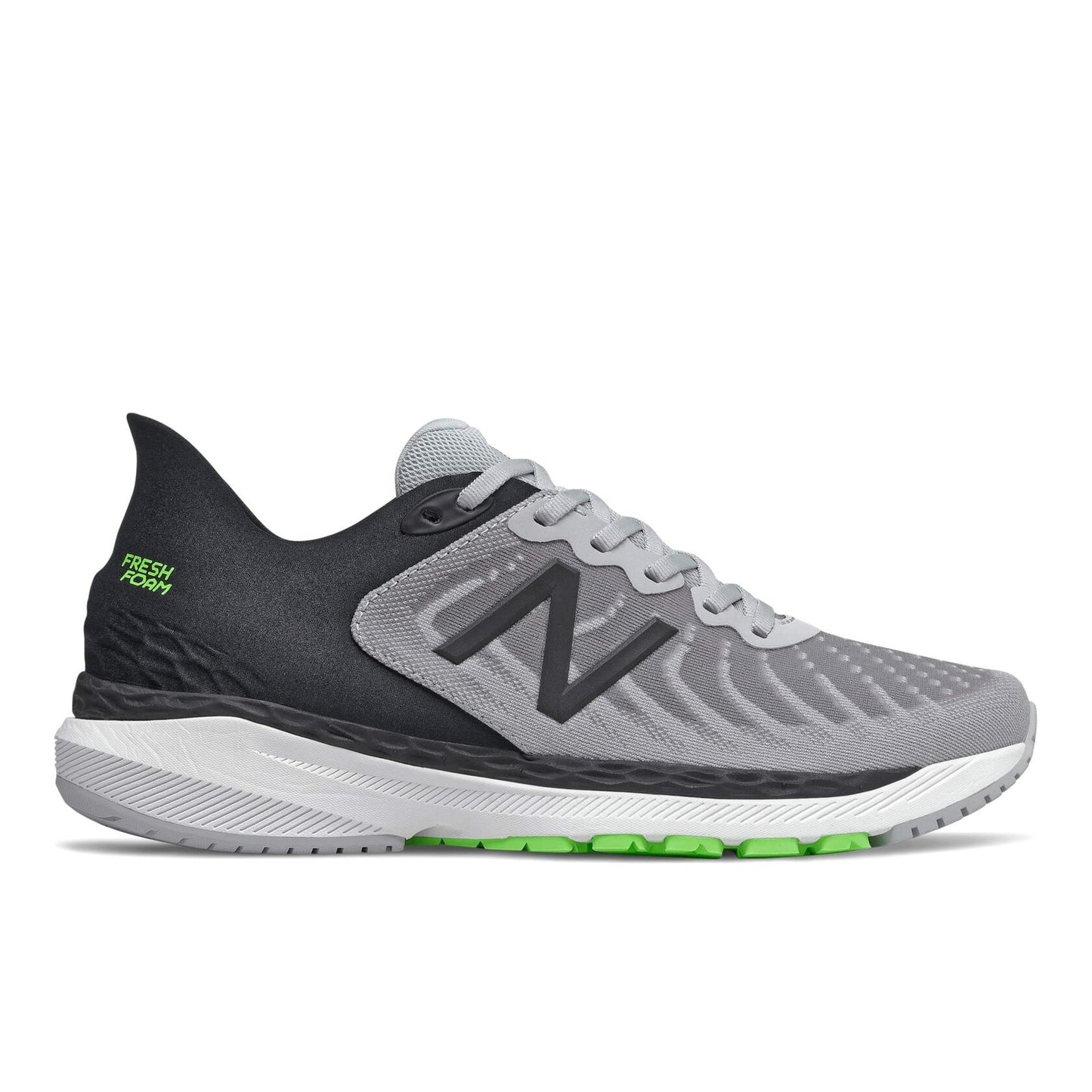 New Balance M860V11 - Light Aluminum W/Black, 11.5