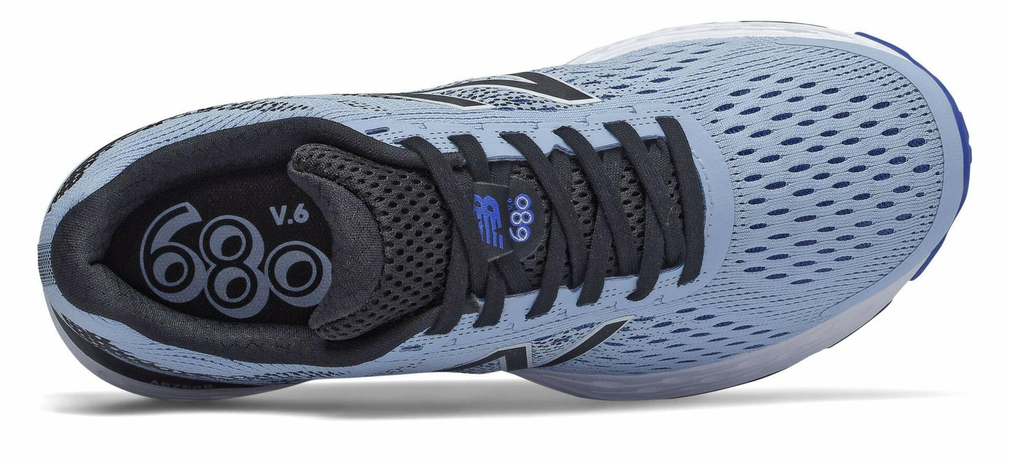 New Balance Women's 680 V6 Frost/Cobalt Running Shoe 9 B US