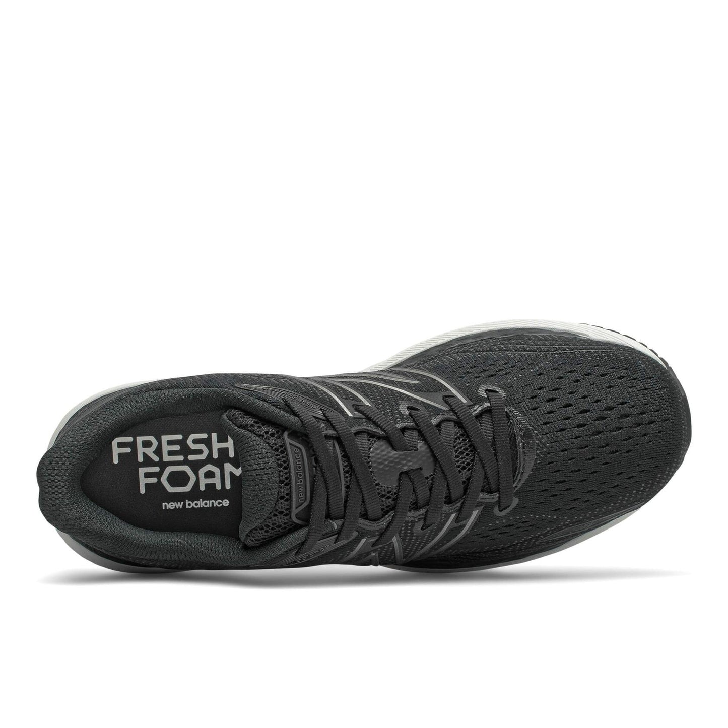 New Balance Men's Fresh Foam X 860 V12 Running Shoe, Black/White, 16 W