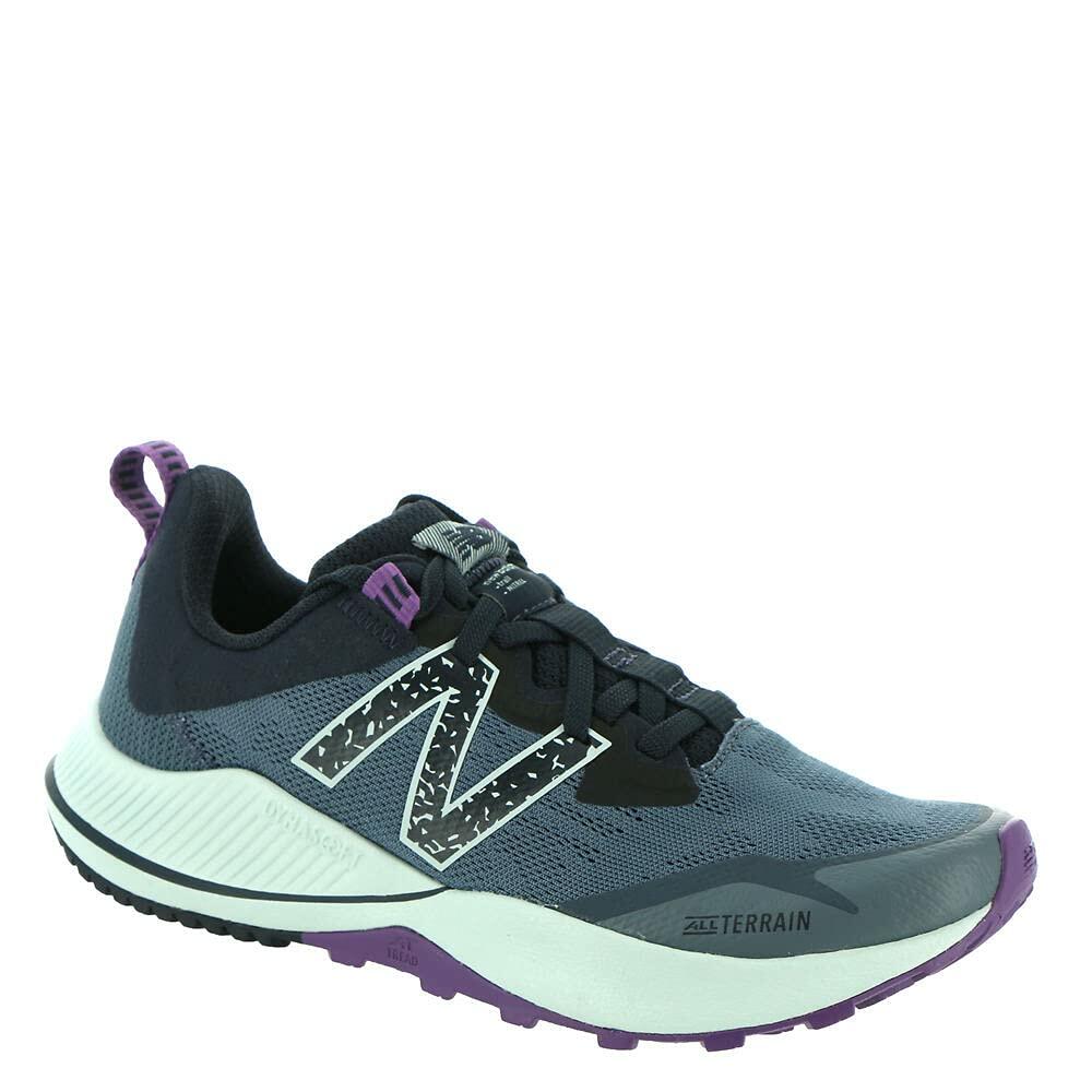 New Balance Women's Nitrel V4 Trail Running Shoe Silver Pine/Celadon 9 W US