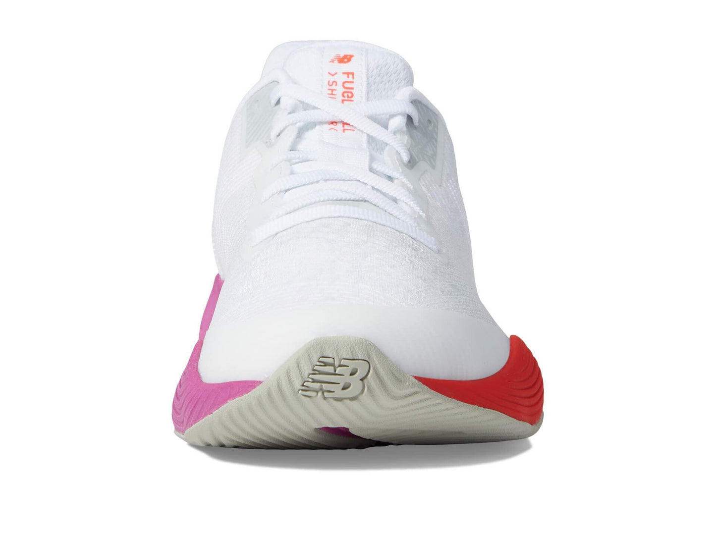 New Balance Women's FuelCell Shift Tr V1 Cross Trainer, White/Magenta Pop/Electric Red, 12
