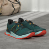 New Balance Men's Hierro V6 Trail Running Shoe, Size: 14 Width: 2E Color: Mountain Teal/Blaze