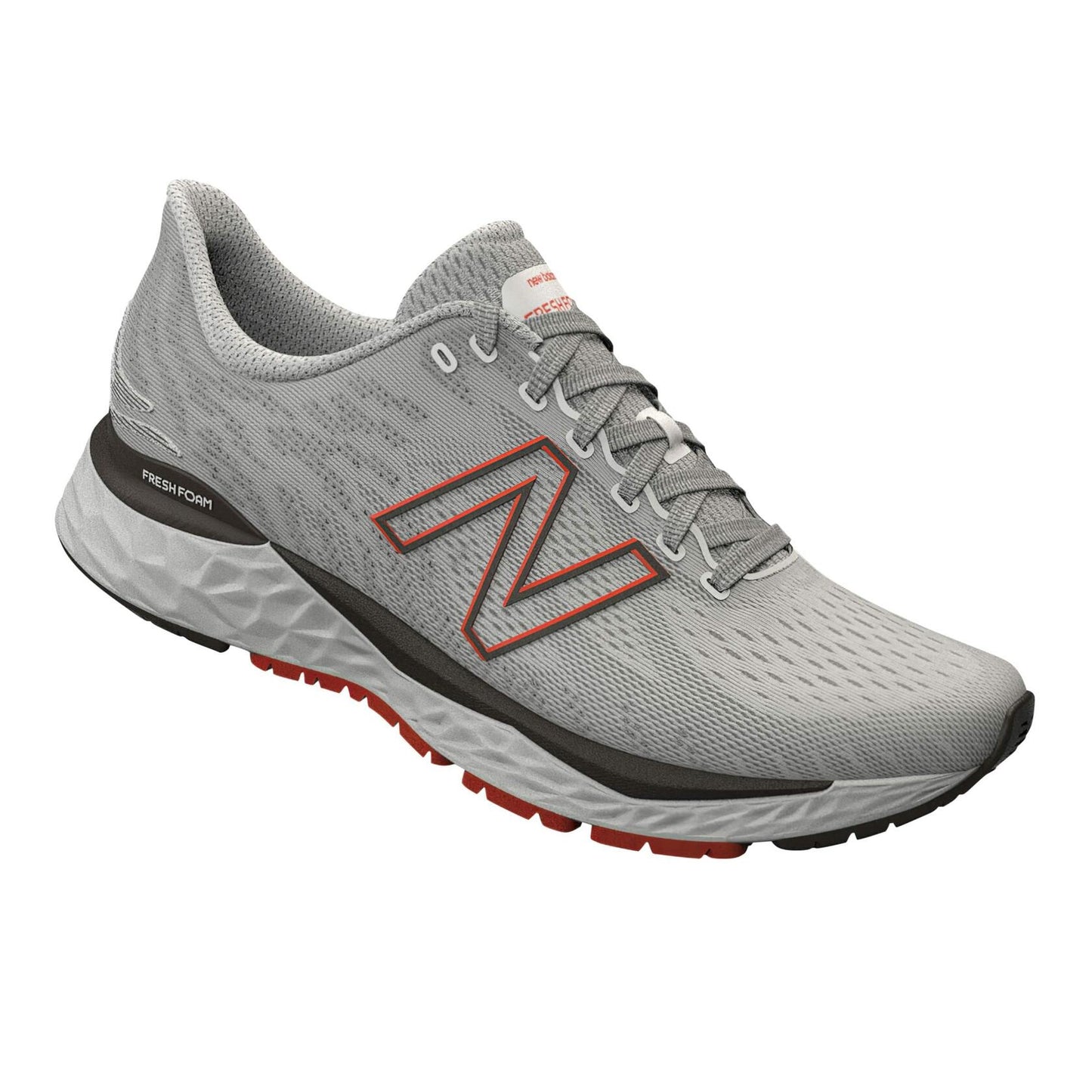 New Balance Men's Running Fresh Foam 880 v11, Wide, Arrowroot/Ghost Pepper, 12