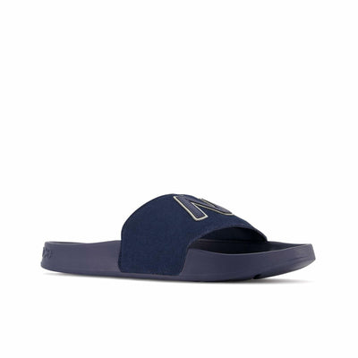 New Balance Men's 200 V1 Slide Sandal, Navy/White, 13
