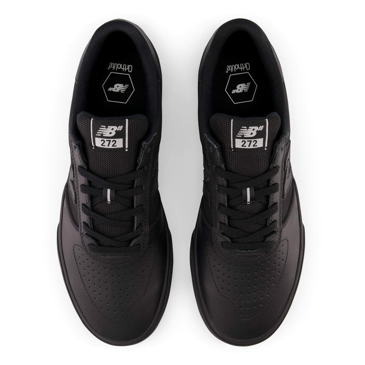New Balance Numeric 272 Skate Shoes for Men, and Women - Canvas Upper, Vulcanized Sole with Ortholite Footbed, and Textile Lining Black/Gum US Men's 7.5, Women's 9 Medium