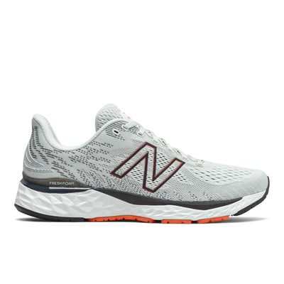 New Balance Men's Fresh Foam 880v11 Running Shoe, Arrowroot/Ghost Pepper, 7.5 Wide