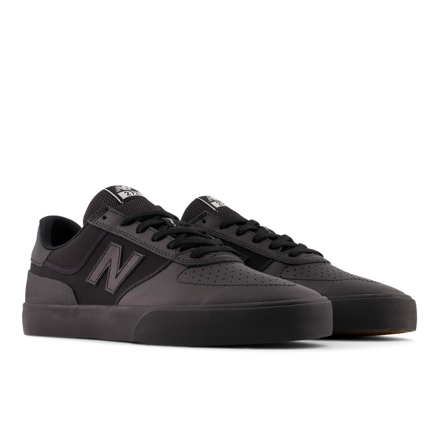 New Balance Numeric 272 Skate Shoes for Men, and Women - Canvas Upper, Vulcanized Sole with Ortholite Footbed, and Textile Lining Black/Gum US Men's 7.5, Women's 9 Medium