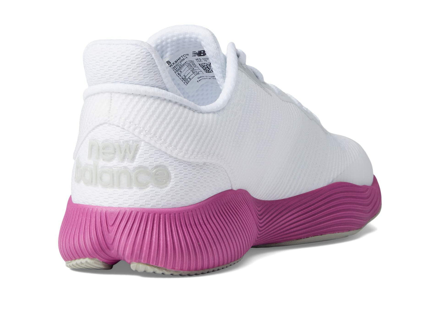 New Balance Women's FuelCell Shift Tr V1 Cross Trainer, White/Magenta Pop/Electric Red, 12