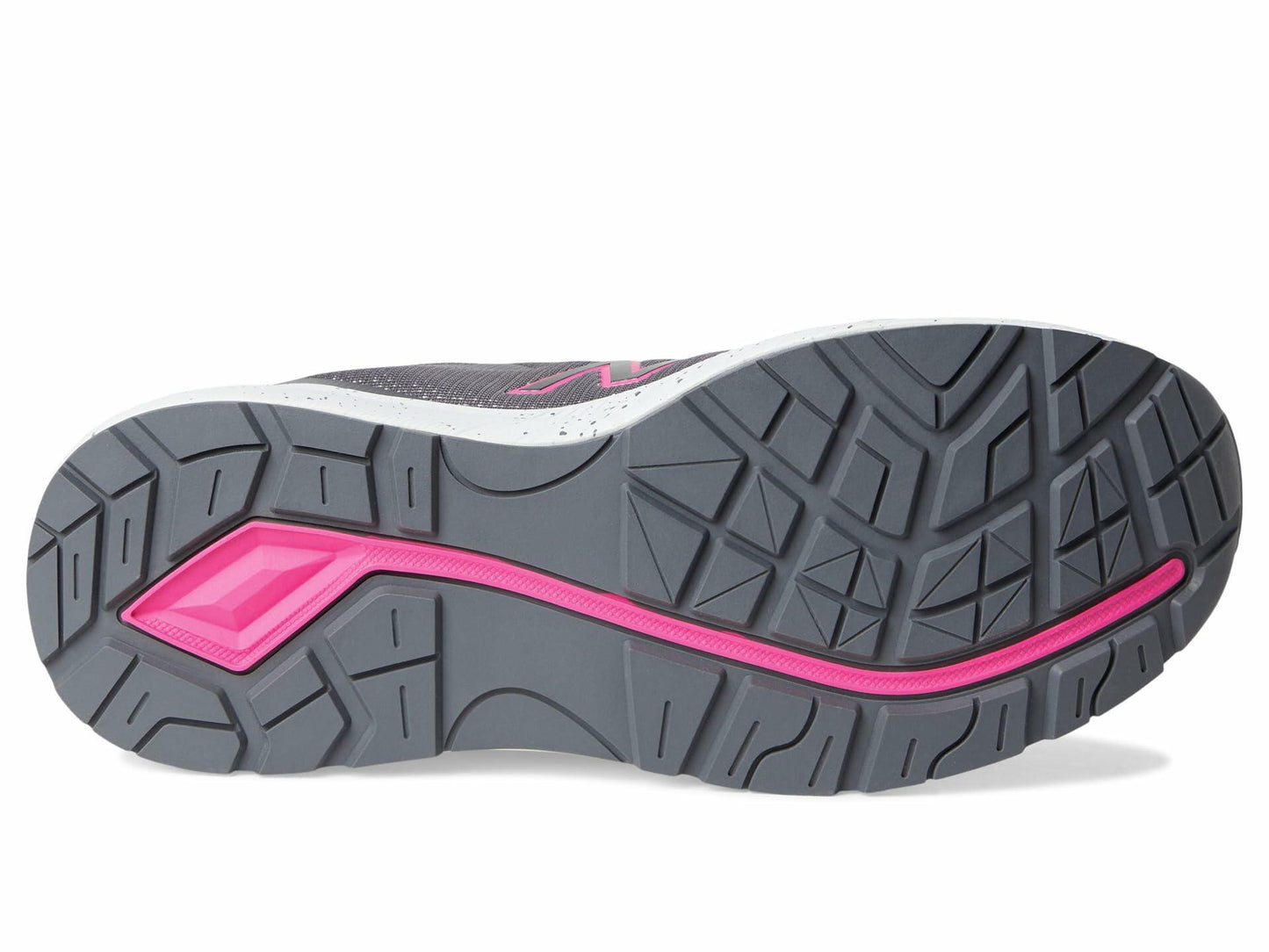 New Balance Logic Composite Toe Women's Industrial Work Shoes, Grey/Pink, Size 8.5, Wide, Comfortable & Lightweight Work Shoes for Women, Electric Hazard, Puncture & Slip Resistant