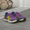 New Balance Women's Fresh Foam X Hierro v7, Size: 10.5 Width: B Color: Mystic Purple/Poppy/Lemonade
