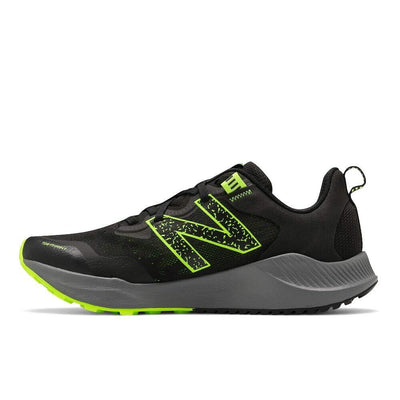 New Balance Men's Nitrel V4 Black/Lime Running Shoe 13 XW US