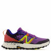 New Balance Women's Fresh Foam X Hierro v7, Size: 10.5 Width: B Color: Mystic Purple/Poppy/Lemonade