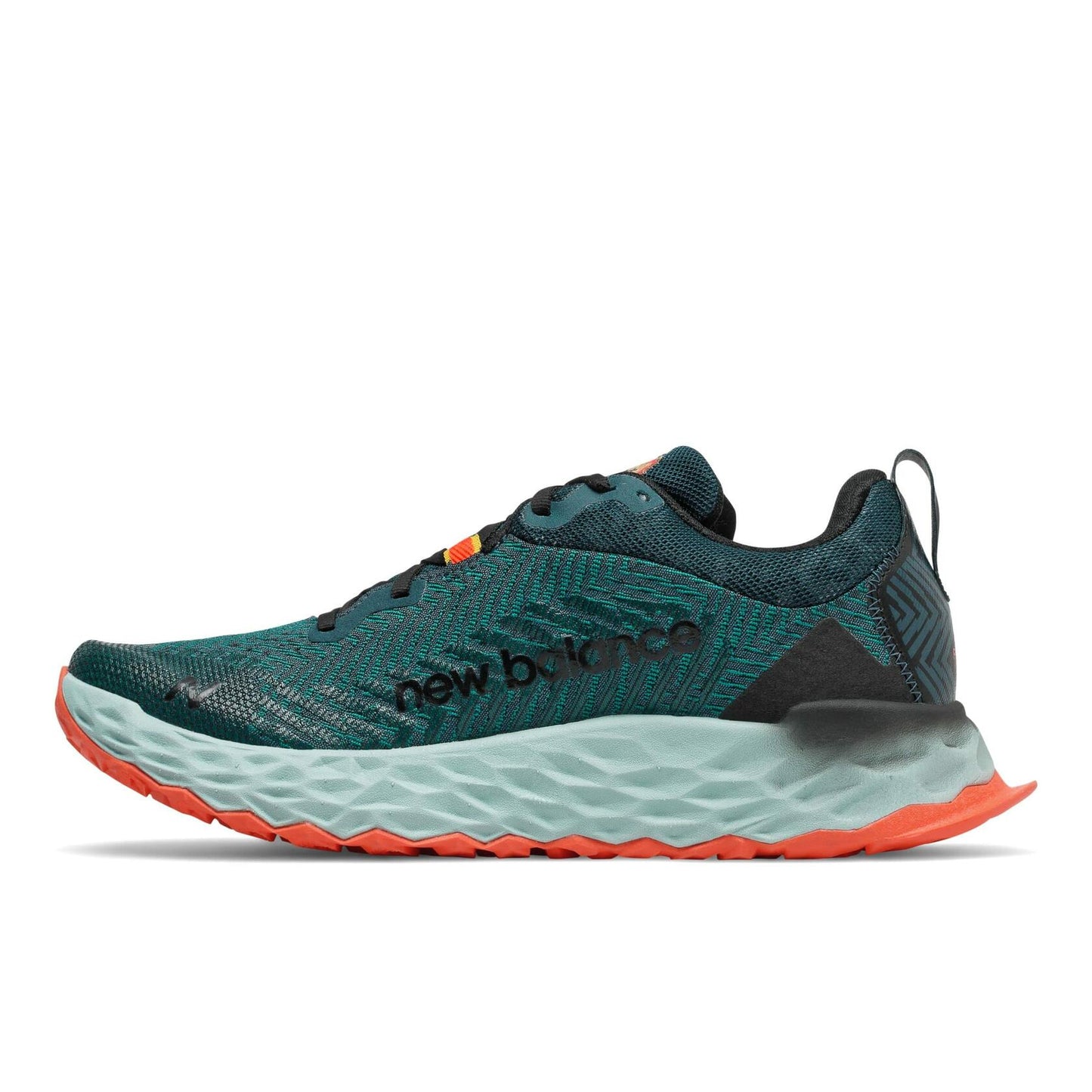 New Balance Men's Hierro V6 Trail Running Shoe, Size: 14 Width: 2E Color: Mountain Teal/Blaze