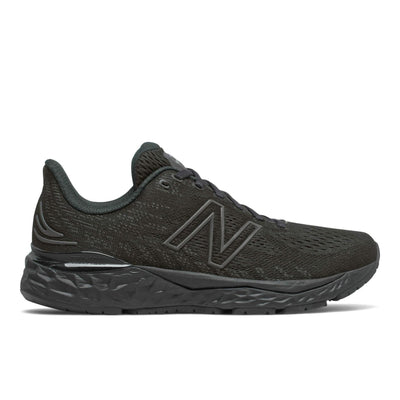 New Balance Womens Fresh Foam Running Shoe, 880V11, Black/Black, 8, Wide