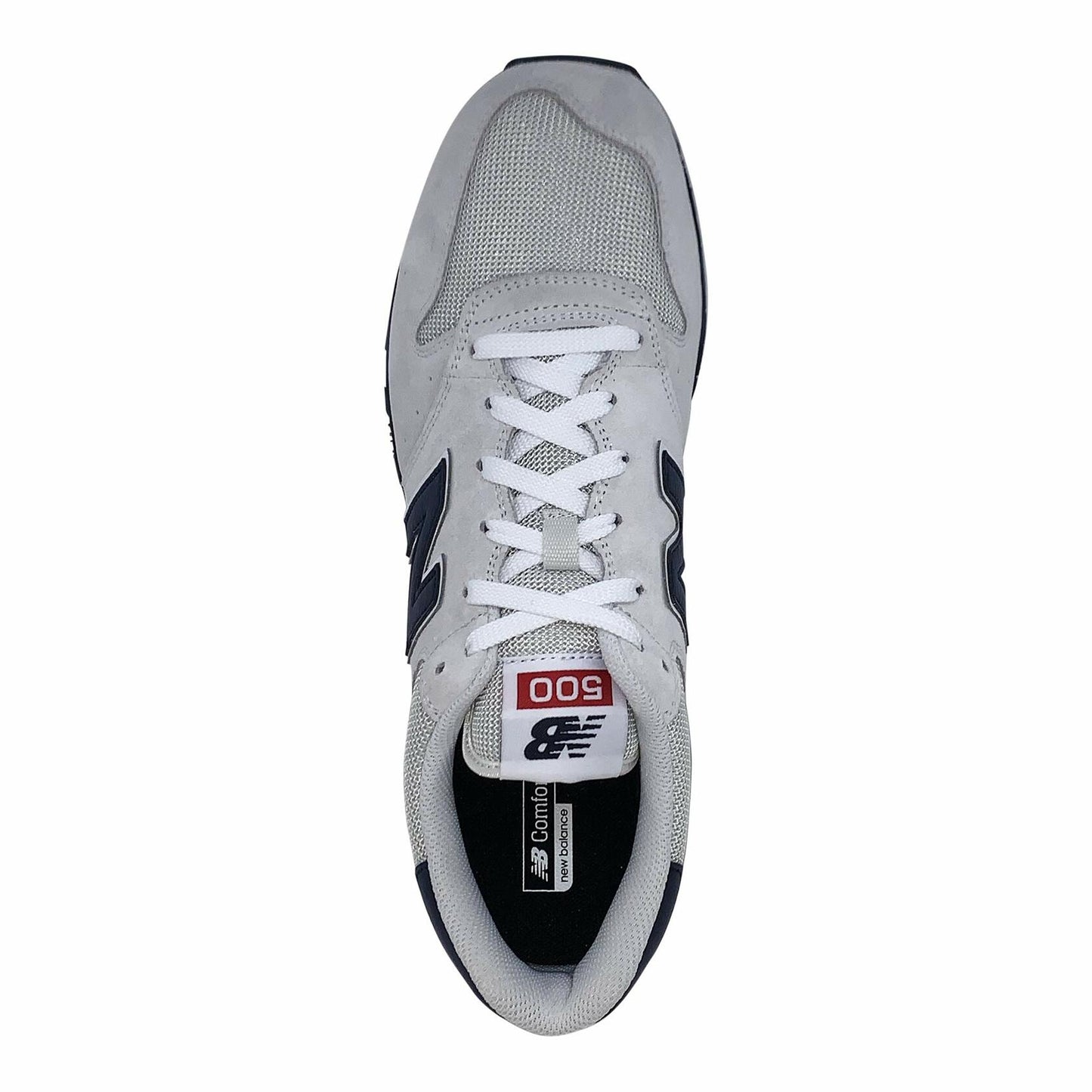 New Balance Iconic Mens 500 V1 (Grey/Navy/Red, 9)