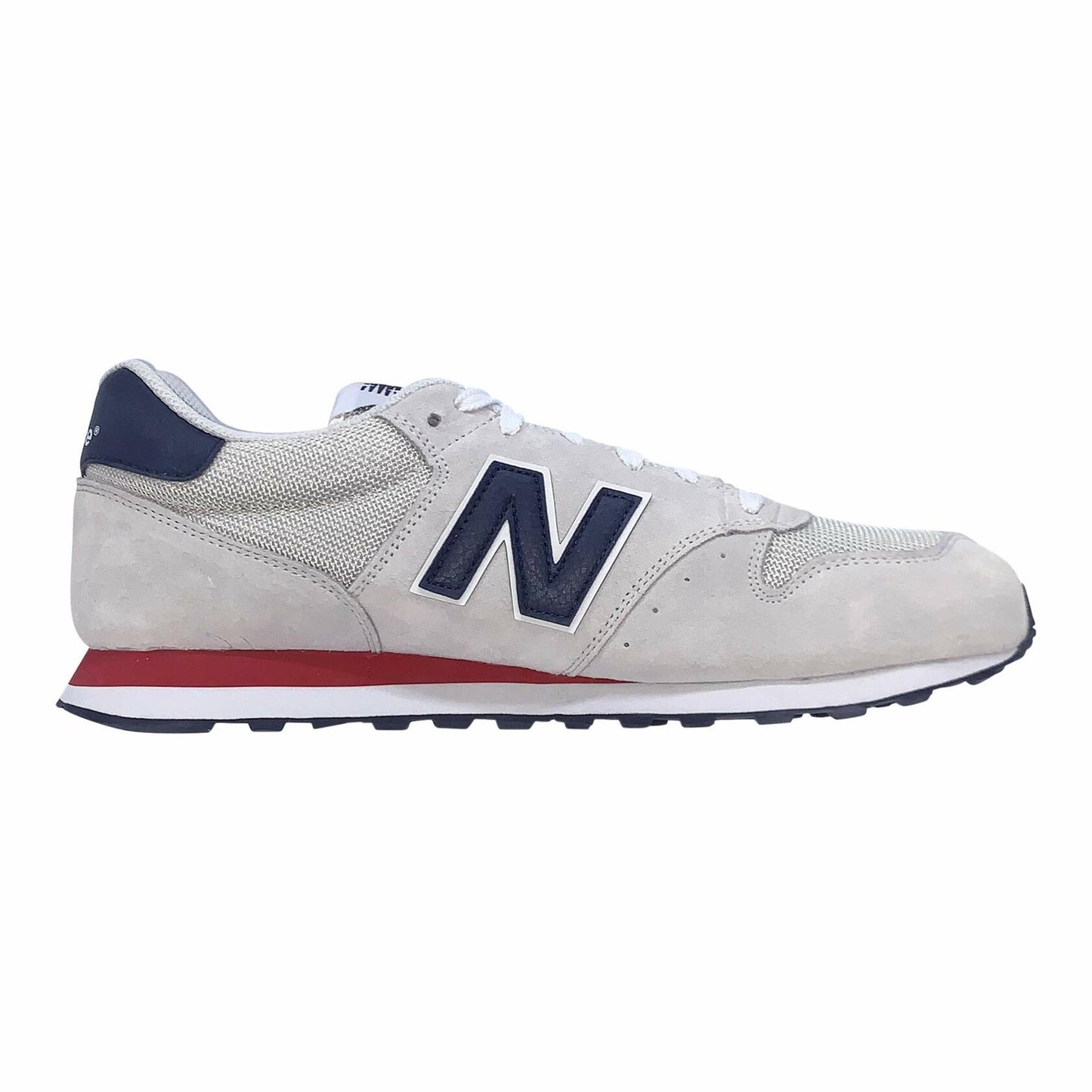 New Balance Iconic Mens 500 V1 (Grey/Navy/Red, 9)