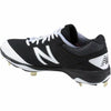 New Balance Men's L4040V3 Cleat Baseball Shoe (11.5 D(M) US, Black/White)