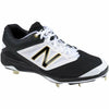 New Balance Men's L4040V3 Cleat Baseball Shoe (11.5 D(M) US, Black/White)