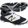 New Balance Men's L4040V3 Cleat Baseball Shoe (11.5 D(M) US, Black/White)