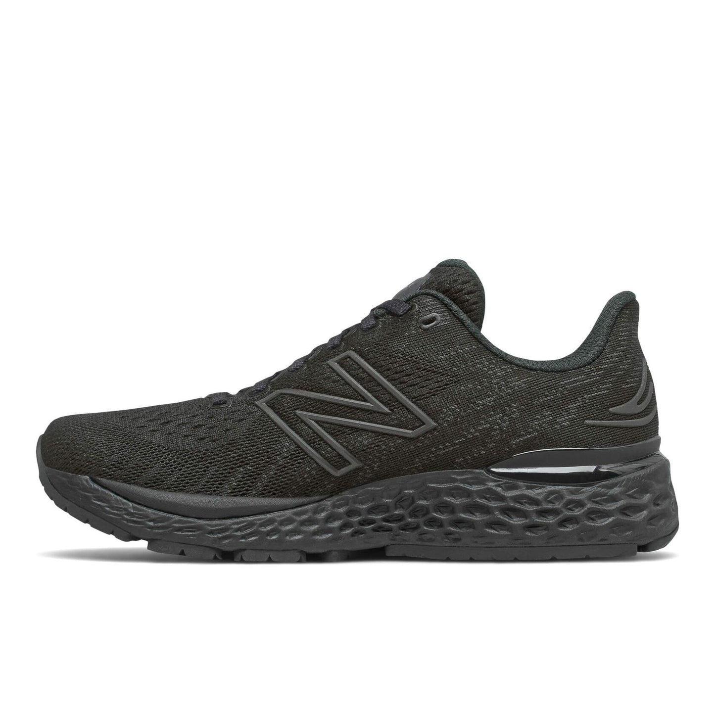 New Balance Womens Fresh Foam Running Shoe, 880V11, Black/Black, 8, Wide