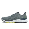 New Balance Men's Fresh Foam 880v11 Running Shoe, Grey/Yellow, 14 Narrow
