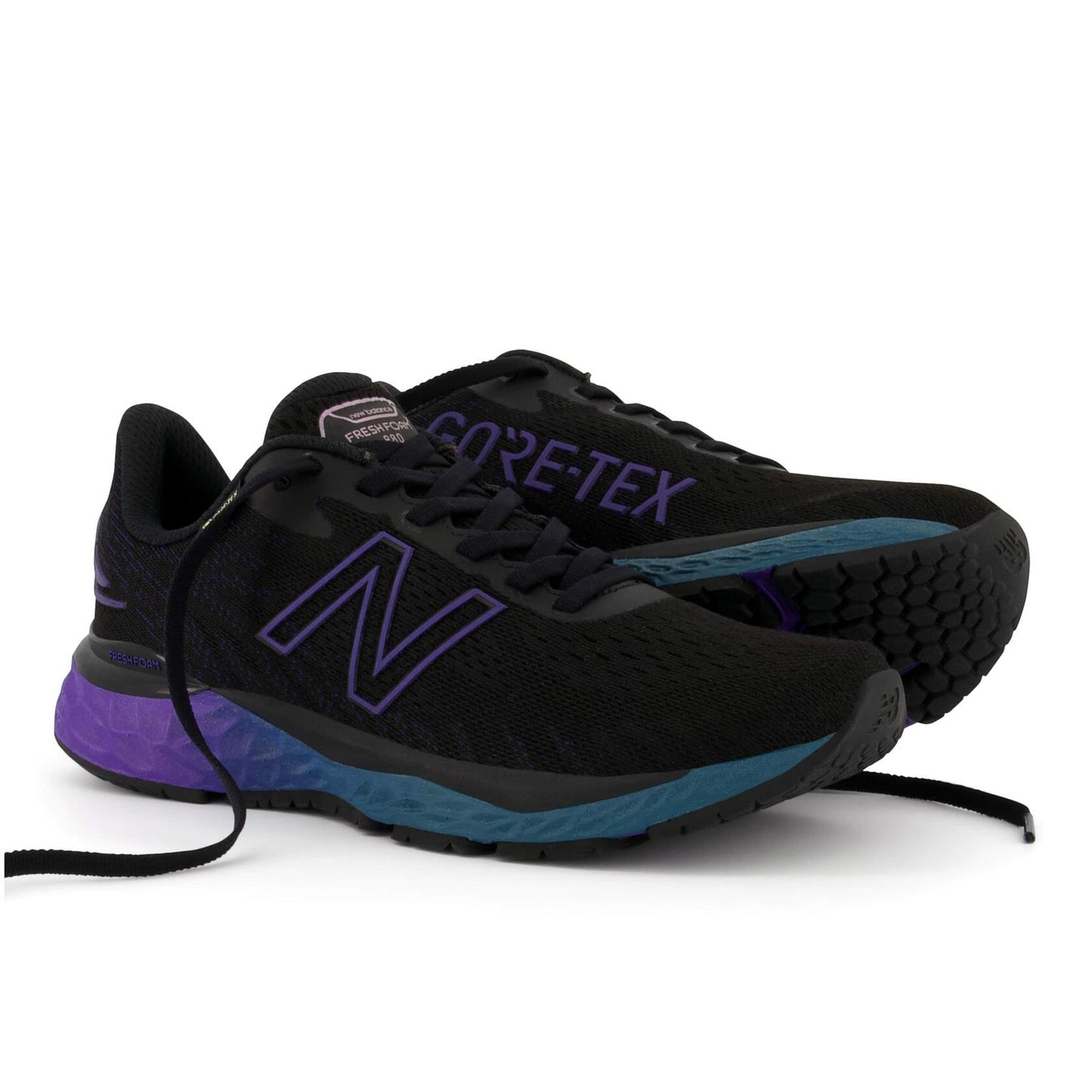 New Balance Women's Fresh Foam 880v11 Running Shoe, Black/Night Tide, 11.5 Medium