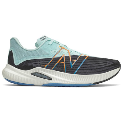 New Balance Men's FuelCell Rebel v2, Size: 8.5 Width: 2E Color: Black/Pale Blue Chill