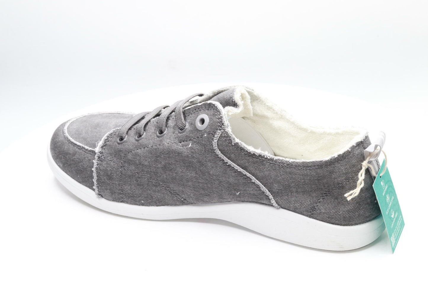 Vionic Womens Pismo Sneakers Charcoal Denim 9.5 Wide