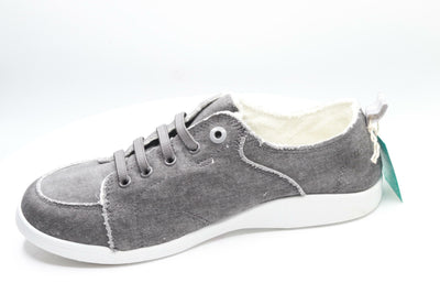 Vionic Womens Pismo Sneakers Charcoal Denim 9.5 Wide