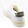 Veja Men's V-12 Stitch Sneakers, Extra White/Khaki, 11 Medium US