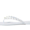 Stuart Weitzman Goldie Jelly Flip-Flop White 11 B