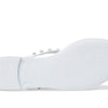Stuart Weitzman Goldie Jelly Flip-Flop White 11 B