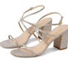 Stuart Weitzman Barelythere 75 Block Sandal Poudre 11 B