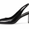 Stuart Weitzman Women's Vida 75 Slingback Pump, Black, 10