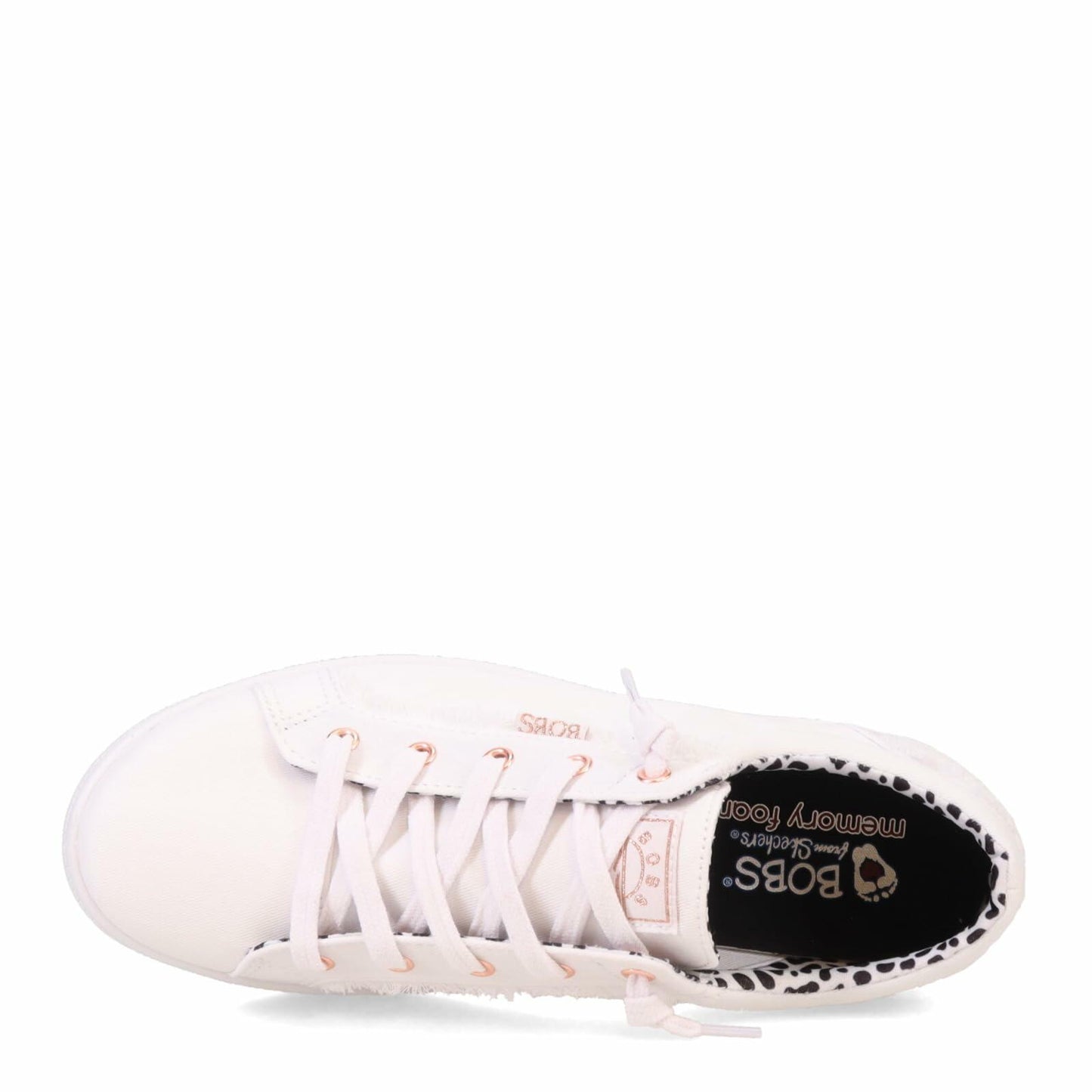 Skechers Women's Skechers Bobs 113328 P, White, 7.5