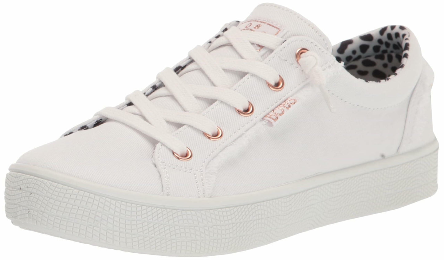 Skechers Women's Skechers Bobs 113328 P, White, 7.5