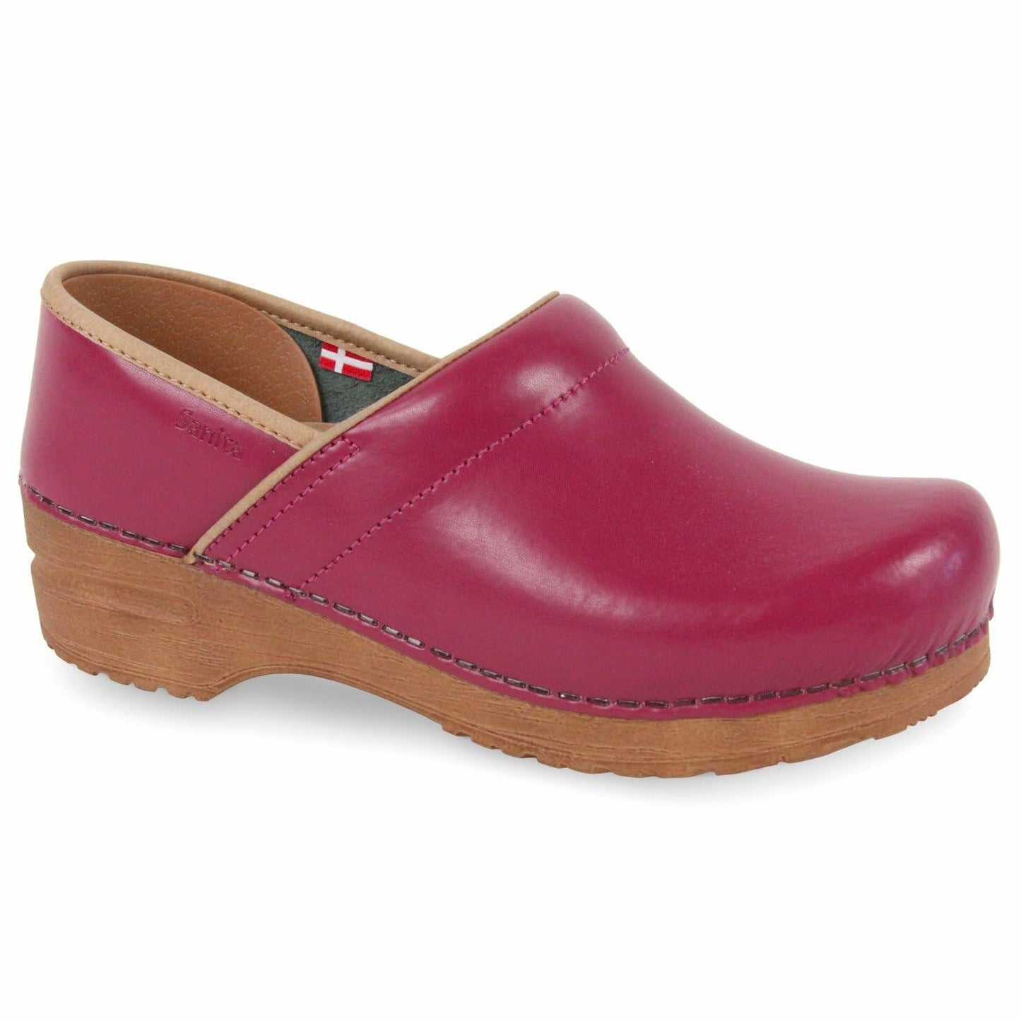 Pro. PU Women's Clog in Raspberry 8.5-9