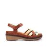 PIKOLINOS Wedge Sandals Leather Granada for Woman Brick