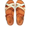 PIKOLINOS Wedge Sandals Leather Granada for Woman Brick